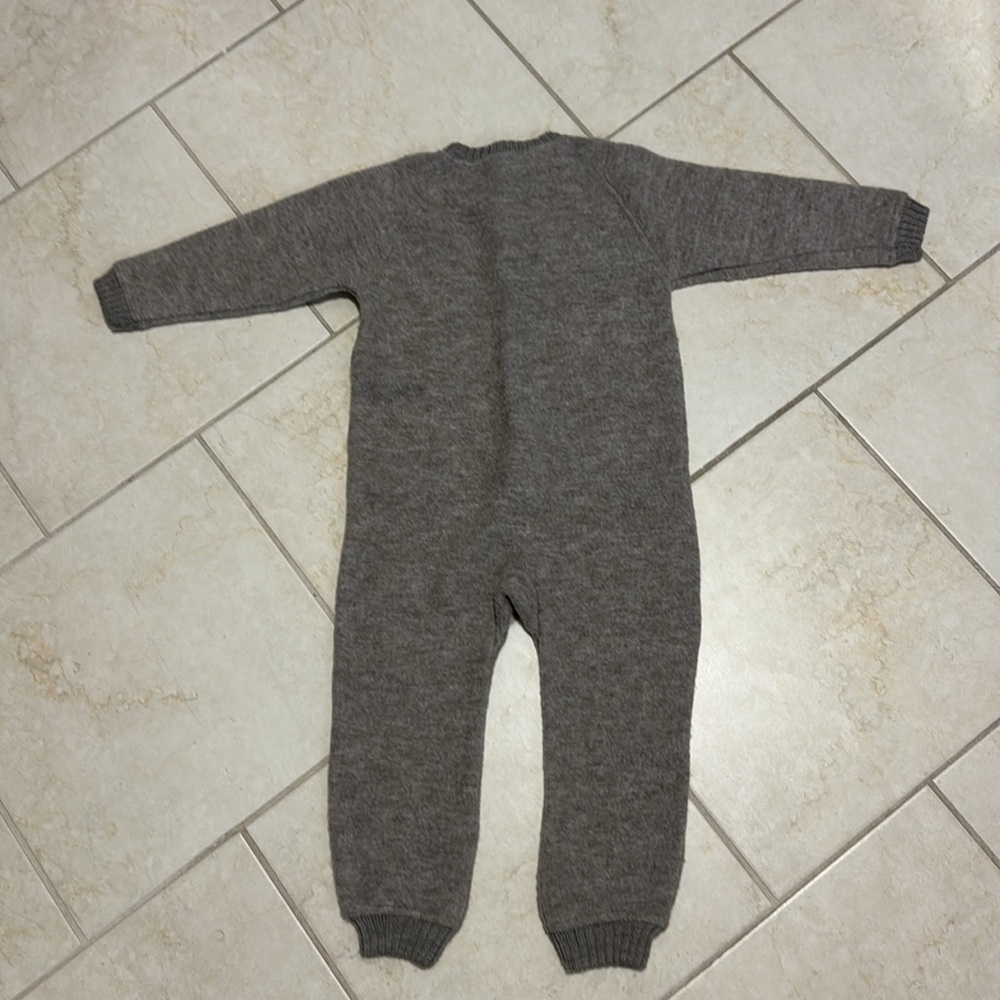 Joha Beige 100% Merino Wool Romper - Picture 4 of 5